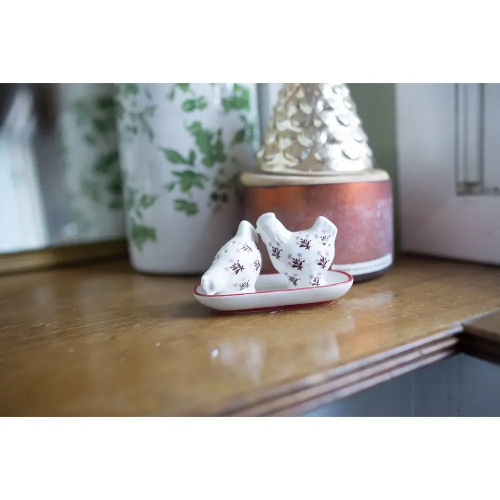 Anthropologie Millie Stoneware Salt & Pepper NEW